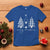 Merry & Bright Christmas Trees T Shirt Chic Winter Shirt Cute Holiday Tee Xmas Gift - Wonder Print Shop