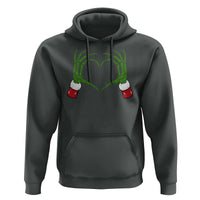 Christmas Skeleton Heart Hands Hoodie