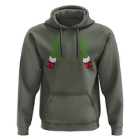 Christmas Skeleton Heart Hands Hoodie