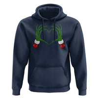 Christmas Skeleton Heart Hands Hoodie