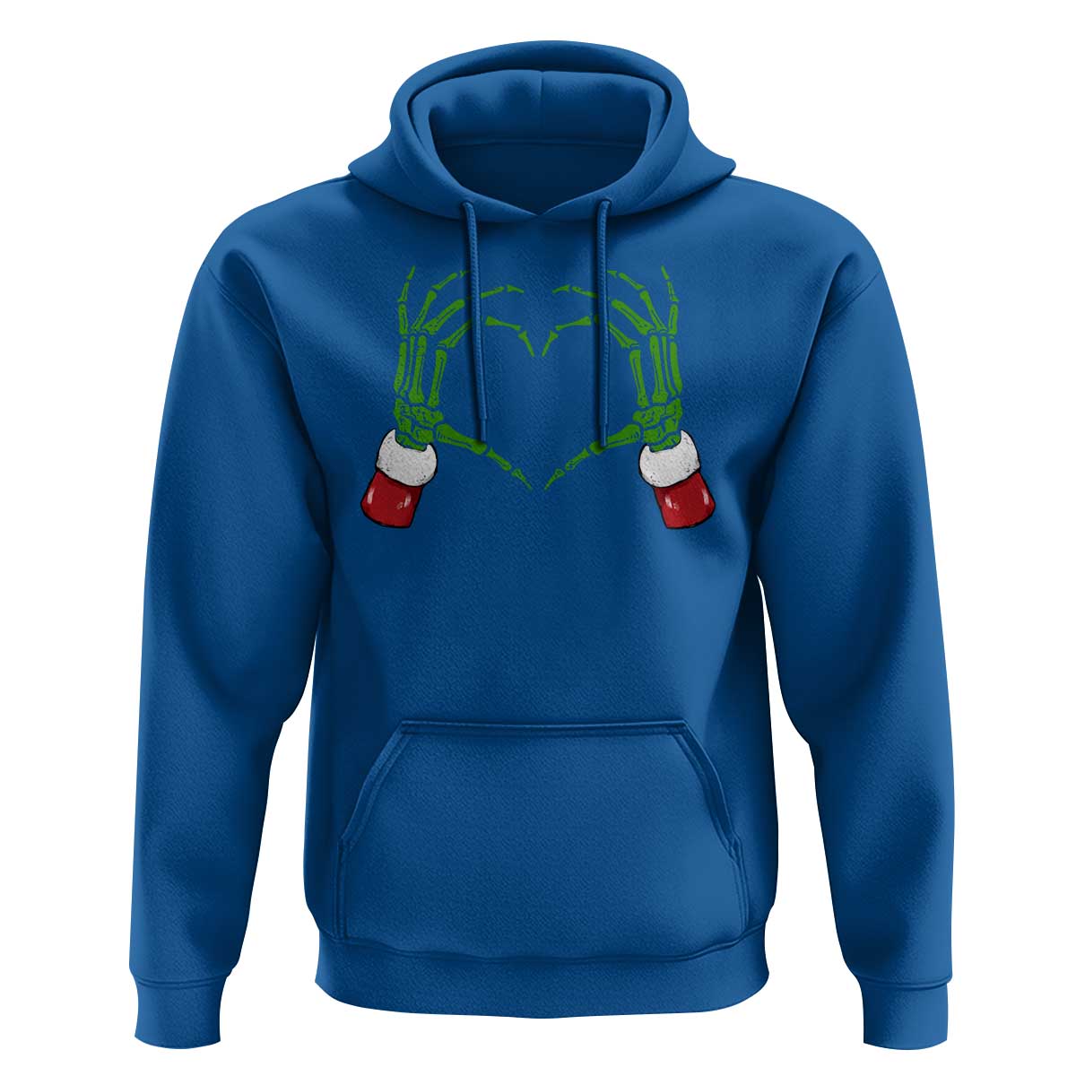 Christmas Skeleton Heart Hands Hoodie