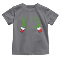 Christmas Skeleton Heart Hands Toddler T Shirt