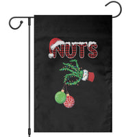 Funny Couples Christmas Garden Flag Chest And Nuts Matching Holiday Skeleton Hand - Wonder Print Shop