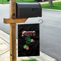Funny Couples Christmas Garden Flag Chest And Nuts Matching Holiday Skeleton Hand - Wonder Print Shop