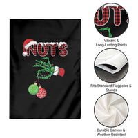 Funny Couples Christmas Garden Flag Chest And Nuts Matching Holiday Skeleton Hand - Wonder Print Shop