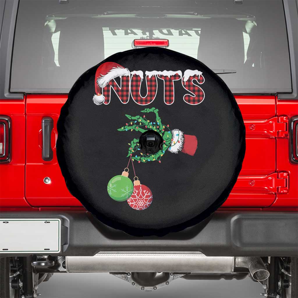 Funny Couples Christmas Spare Tire Cover Chest And Nuts Matching Holiday Skeleton Hand - Wonder Print Shop
