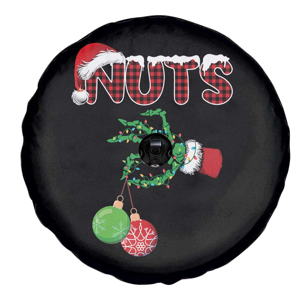 Funny Couples Christmas Spare Tire Cover Chest And Nuts Matching Holiday Skeleton Hand - Wonder Print Shop