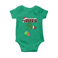 Funny Couples Christmas Baby Onesie Chest And Nuts Matching Holiday Skeleton Hand - Wonder Print Shop