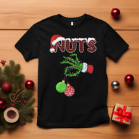 Funny Couples Christmas T Shirt Chest And Nuts Matching Holiday Skeleton Hand - Wonder Print Shop