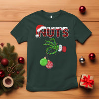 Funny Couples Christmas T Shirt Chest And Nuts Matching Holiday Skeleton Hand - Wonder Print Shop
