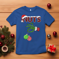 Funny Couples Christmas T Shirt Chest And Nuts Matching Holiday Skeleton Hand - Wonder Print Shop