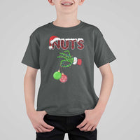 Funny Couples Christmas T Shirt For Kid Chest And Nuts Matching Holiday Skeleton Hand - Wonder Print Shop