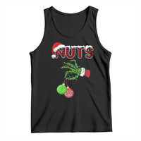 Funny Couples Christmas Tank Top Chest And Nuts Matching Holiday Skeleton Hand - Wonder Print Shop