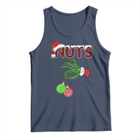 Funny Couples Christmas Tank Top Chest And Nuts Matching Holiday Skeleton Hand - Wonder Print Shop