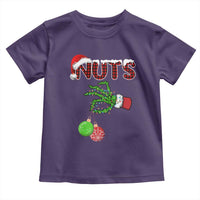 Funny Couples Christmas Toddler T Shirt Chest And Nuts Matching Holiday Skeleton Hand - Wonder Print Shop
