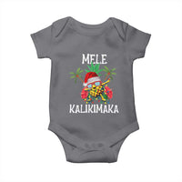 Hawaii Christmas Baby Onesie Mele Kalikimaka Hawaiian Pineapple Xmas Lights Santa Hat