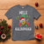 Hawaii Christmas T Shirt Mele Kalikimaka Hawaiian Pineapple Xmas Lights Santa Hat - Wonder Print Shop