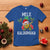 Hawaii Christmas T Shirt Mele Kalikimaka Hawaiian Pineapple Xmas Lights Santa Hat - Wonder Print Shop