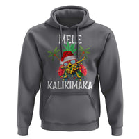 Hawaii Christmas Hoodie Mele Kalikimaka Hawaiian Pineapple Xmas Lights Santa Hat