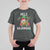 Hawaii Christmas T Shirt For Kid Mele Kalikimaka Hawaiian Pineapple Xmas Lights Santa Hat - Wonder Print Shop