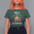 Hawaii Christmas T Shirt For Women Mele Kalikimaka Hawaiian Pineapple Xmas Lights Santa Hat - Wonder Print Shop