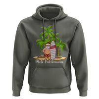 Mele Kalikimaka Hawaiian Christmas In July Hawaii Santa Hoodie Xmas Beach Family Vacation