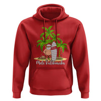 Mele Kalikimaka Hawaiian Christmas In July Hawaii Santa Hoodie Xmas Beach Family Vacation
