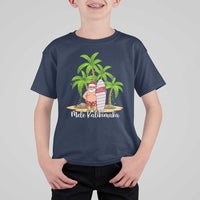 Mele Kalikimaka Hawaiian Christmas In July Hawaii Santa T Shirt For Kid Xmas Beach Family Vacation - Wonder Print Shop