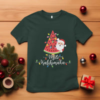 Mele Kalikimaka Hawaiian Christmas In July Hawaii Santa T Shirt Watermelon Summer Tree Tropical Xmas Gift Family Holiday - Wonder Print Shop