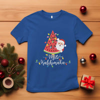 Mele Kalikimaka Hawaiian Christmas In July Hawaii Santa T Shirt Watermelon Summer Tree Tropical Xmas Gift Family Holiday - Wonder Print Shop