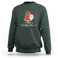 Mele Kalikimaka Hawaiian Christmas In July Hawaii Santa Sweatshirt Watermelon Summer Tree Tropical Xmas Gift Family Holiday - Wonder Print Shop