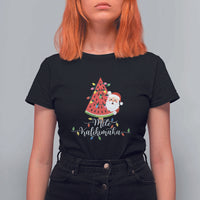 Mele Kalikimaka Hawaiian Christmas In July Hawaii Santa T Shirt For Women Watermelon Summer Tree Tropical Xmas Gift Family Holiday - Wonder Print Shop