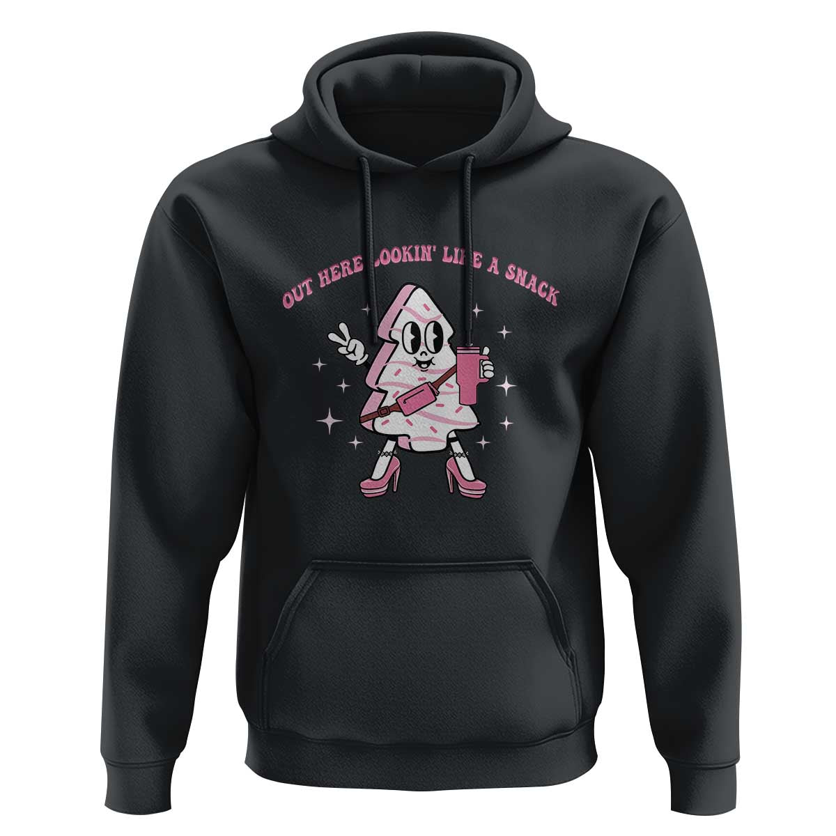 Pink Christmas Tree Cake Hoodie Out Here Lookin Like A Snack Boujee Xmas
