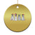 Xmas Ghost Dog Christmas Ornament - Wonder Print Shop