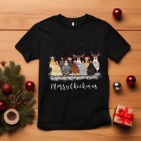 ute Christmas Chickens T Shirt Xmas Farm Animals - Wonder Print Shop