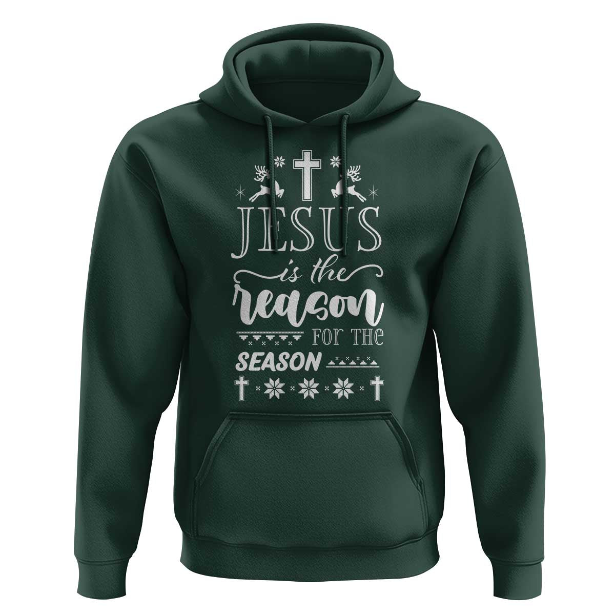 Christian Christmas Hoodie Jesus Is The Reason For The Season Xmas Faith