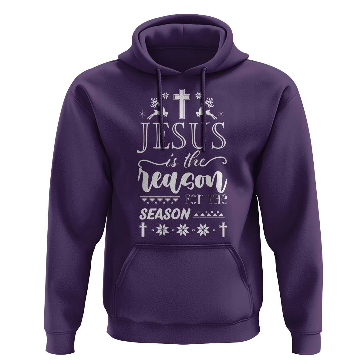Christian Christmas Hoodie Jesus Is The Reason For The Season Xmas Faith