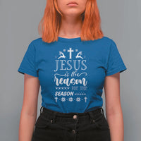 Christian Christmas T Shirt For Women Jesus Is The Reason For The Season Xmas Faith - Wonder Print Shop