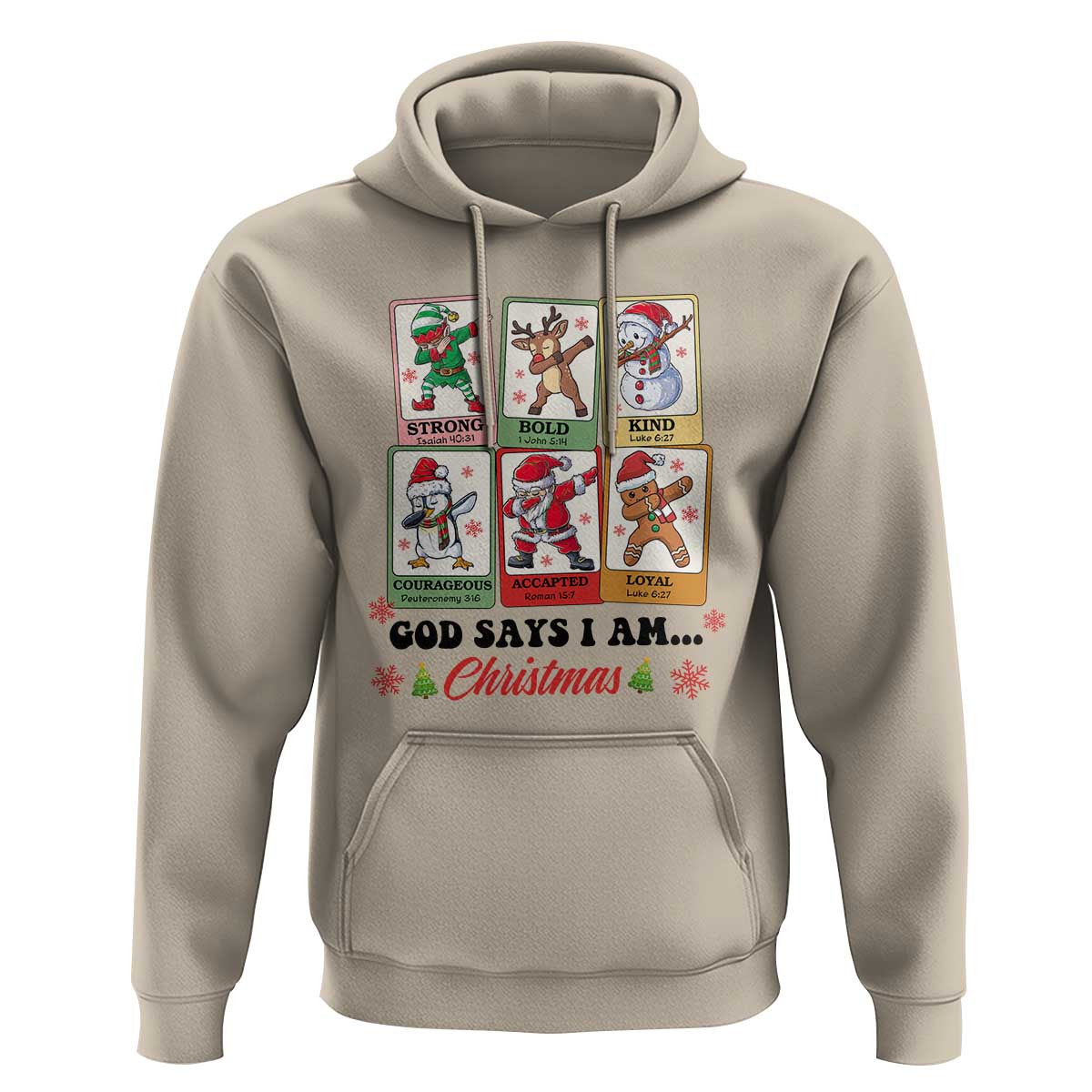 Religious Christmas Hoodie God Says I Am Xmas Christian Bible