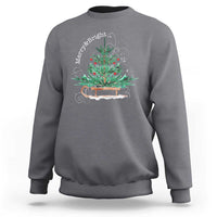 Merry & Bright Christmas Sleigh Sweatshirt - Wonder Print Shop