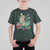 Dinosaur Christmas T Shirt For Kid Tree Lights Xmas Boys Men - Wonder Print Shop