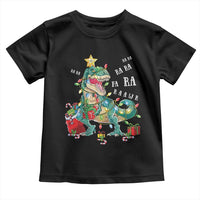 Dinosaur Christmas Toddler T Shirt Tree Lights Xmas Boys Men