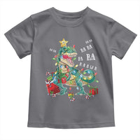 Dinosaur Christmas Toddler T Shirt Tree Lights Xmas Boys Men
