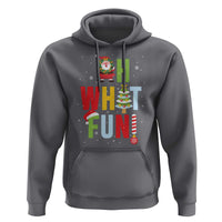 Funny Christmas Santa Hoodie Oh What Fun Christmas Tree And Wreath