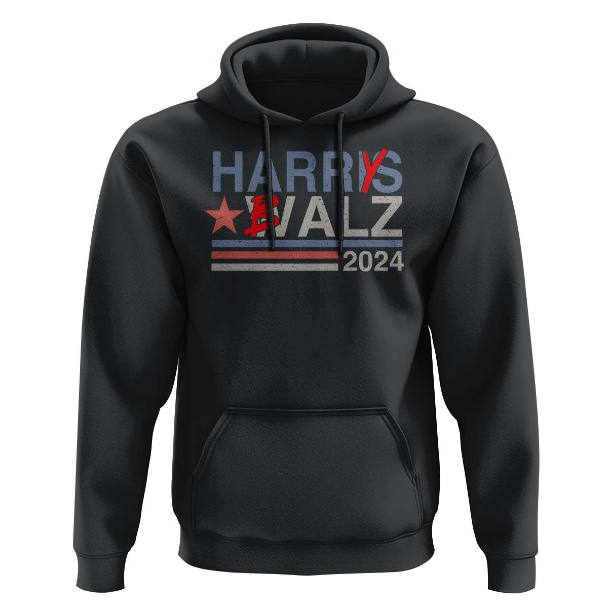 Funny Harris Walz 24 Harry Balz 2024 Meme Democratics Vote Hoodie