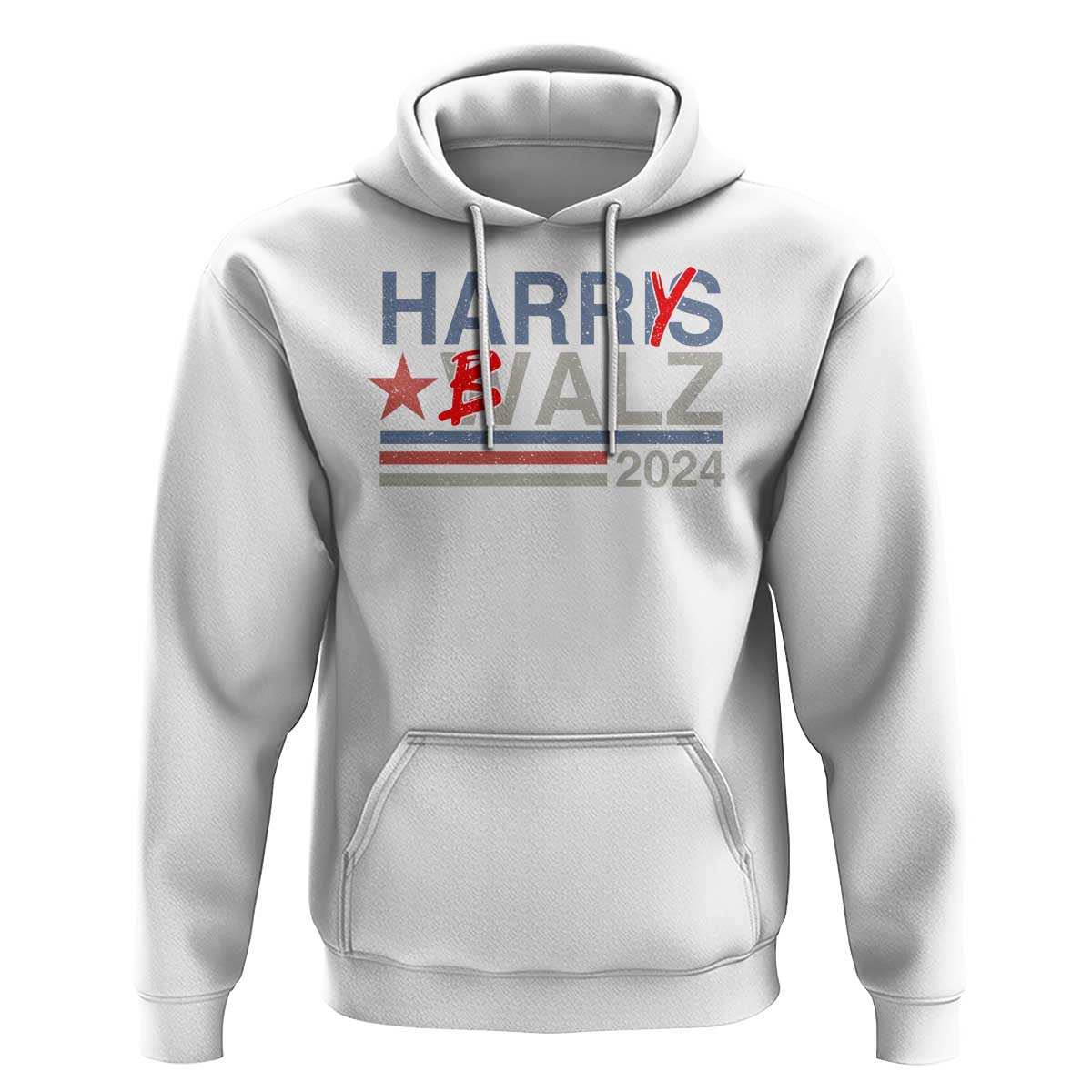 Funny Harris Walz 24 Harry Balz 2024 Meme Democratics Vote Hoodie