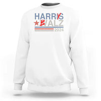 Funny Harris Walz 24 Harry Balz 2024 Meme Democratics Vote Sweatshirt - Wonder Print Shop