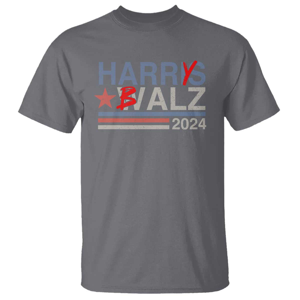 Funny Harris Walz 24 Harry Balz 2024 Meme Democratics Vote T Shirt - Wonder Print Shop