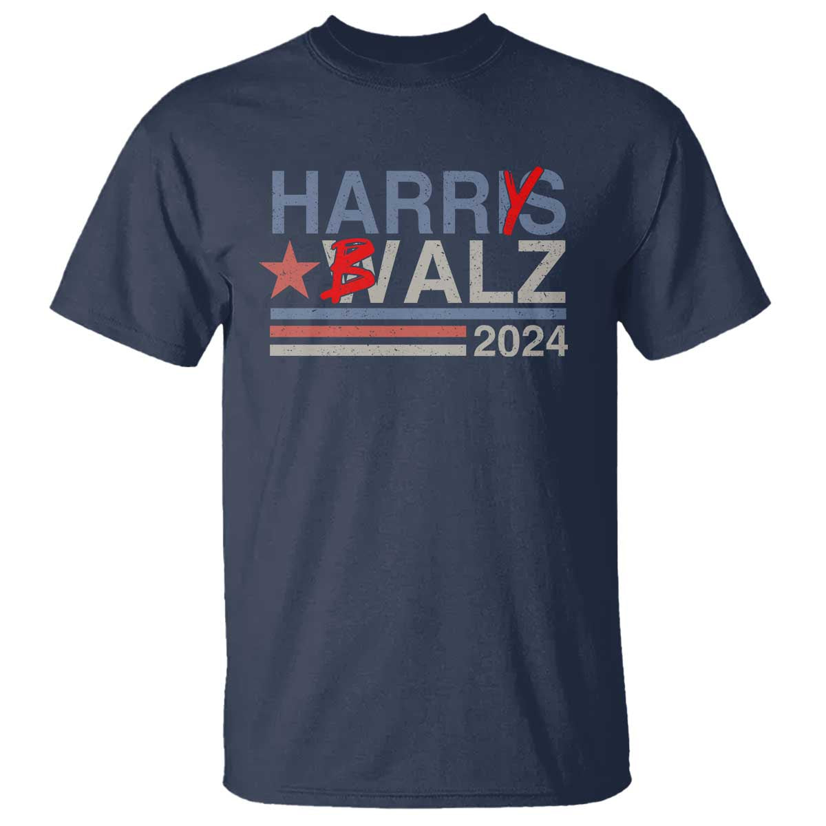 Funny Harris Walz 24 Harry Balz 2024 Meme Democratics Vote T Shirt - Wonder Print Shop