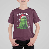 Funny Christmas Cat T Shirt For Kid Ew People Xmas Gag Gift - Wonder Print Shop